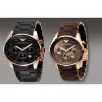 NEW 2 EMPORIO ARMANI BLACK BROWN WATCHES - Branded Watches - Best Price in Pakistan - HitShop.pk
